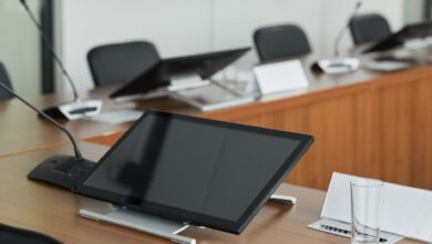 Empty corporate boardroom representing OpenAI governance restructuring debate