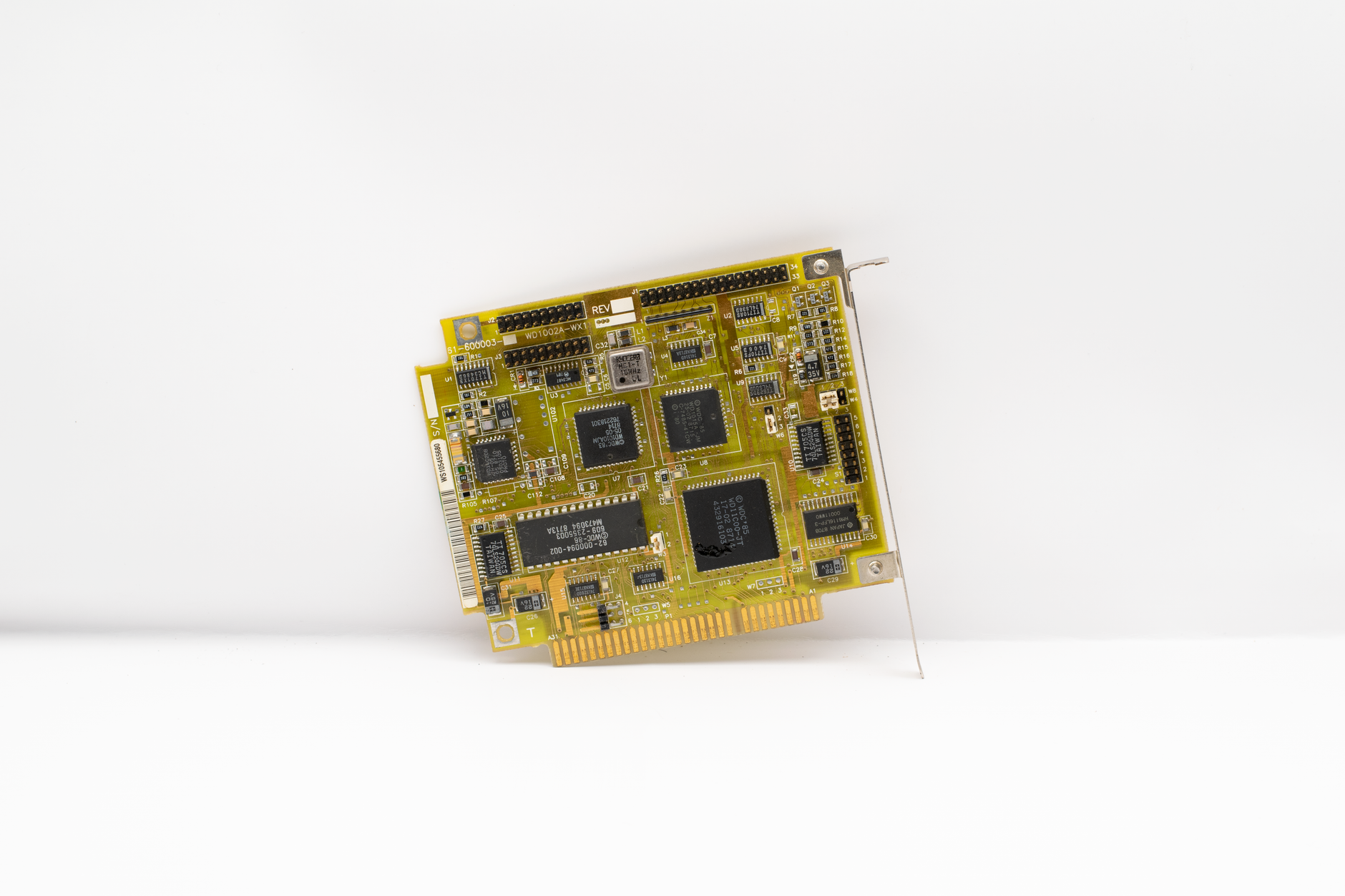 Close-up of a semiconductor processor chip used in modern gaming hardware