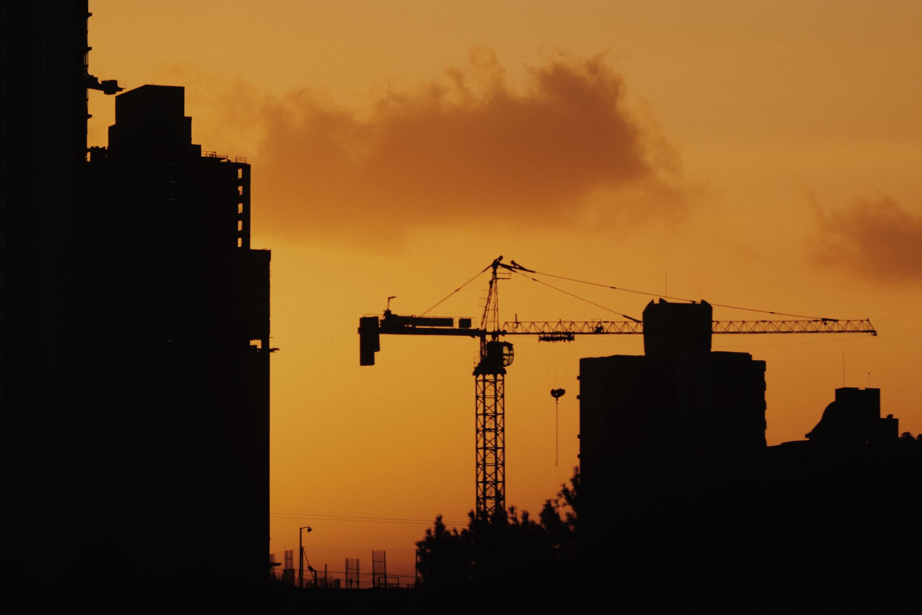 Large-scale infrastructure construction project in an American city
