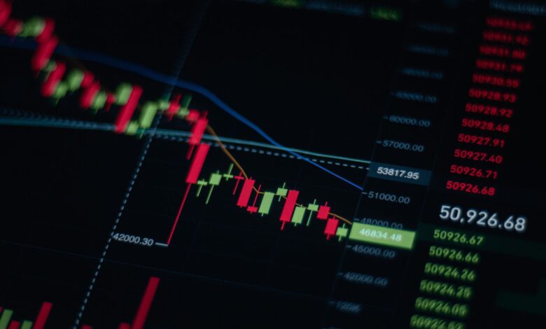 Traders working on a busy stock exchange floor representing institutional finance