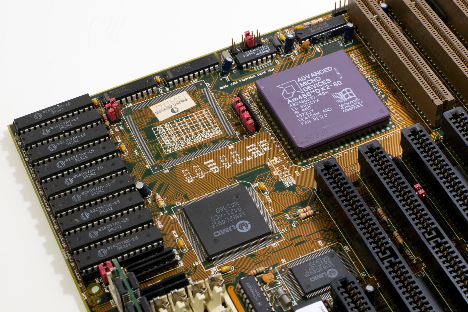 Close-up of a graphics processing unit chip on a circuit board representing Nvidia's Blackwell architecture delays