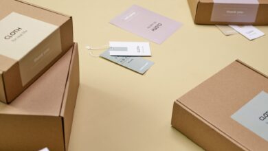 Stacked cardboard shipping boxes representing cross-border e-commerce deliveries