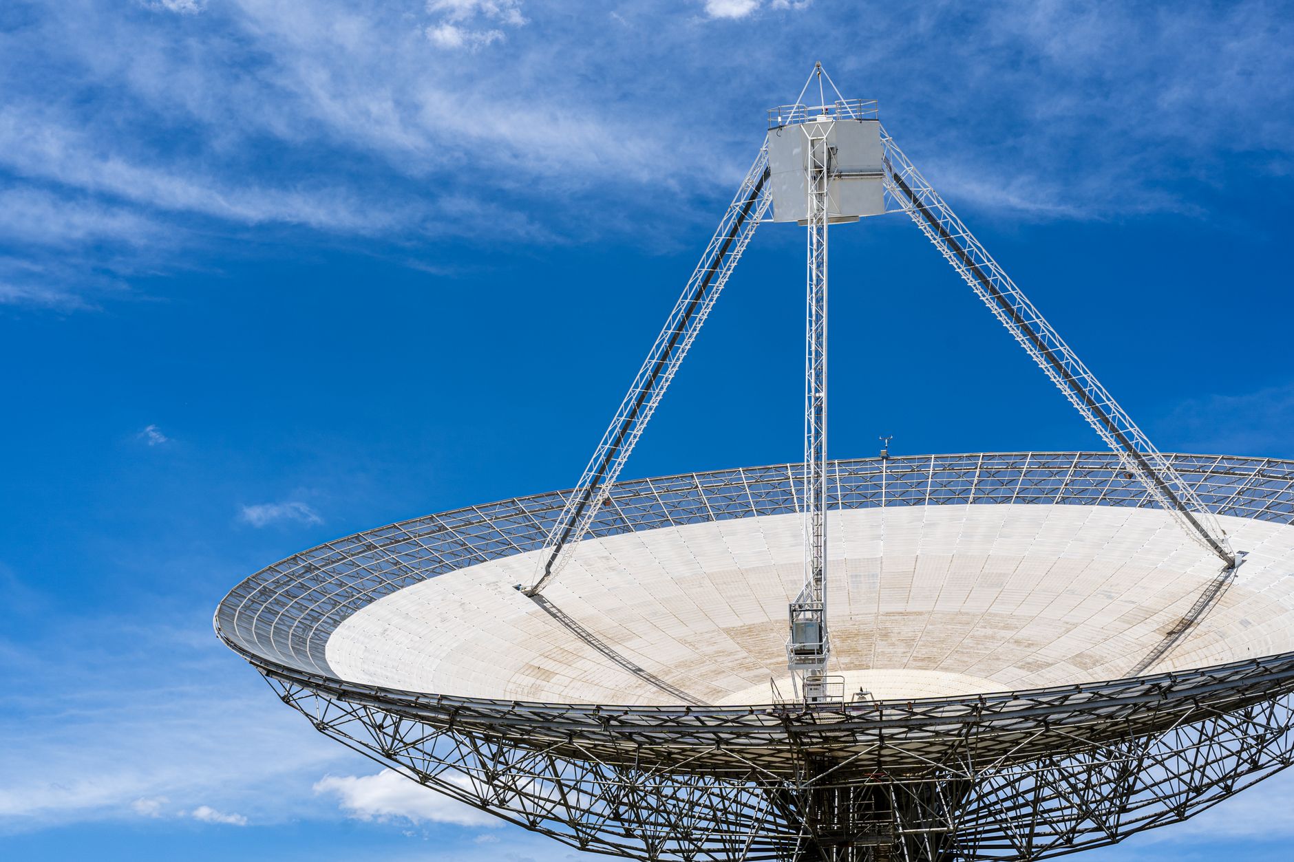 Illustration of satellites in low Earth orbit representing broadband constellation networks