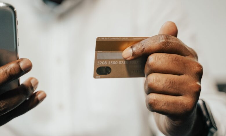 Person using a smartphone to make a digital payment transaction