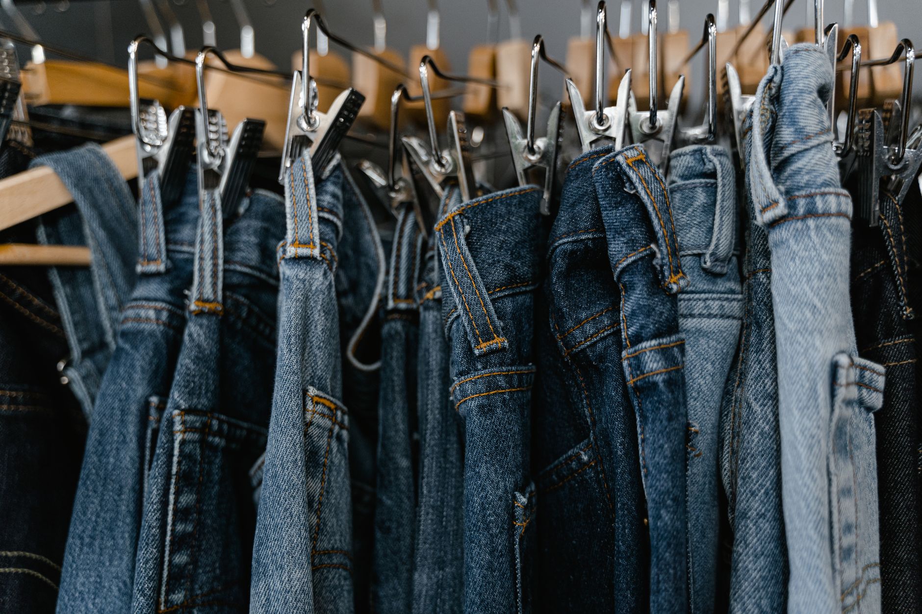Colorful fast fashion clothing on a retail rack representing Shein's core product category