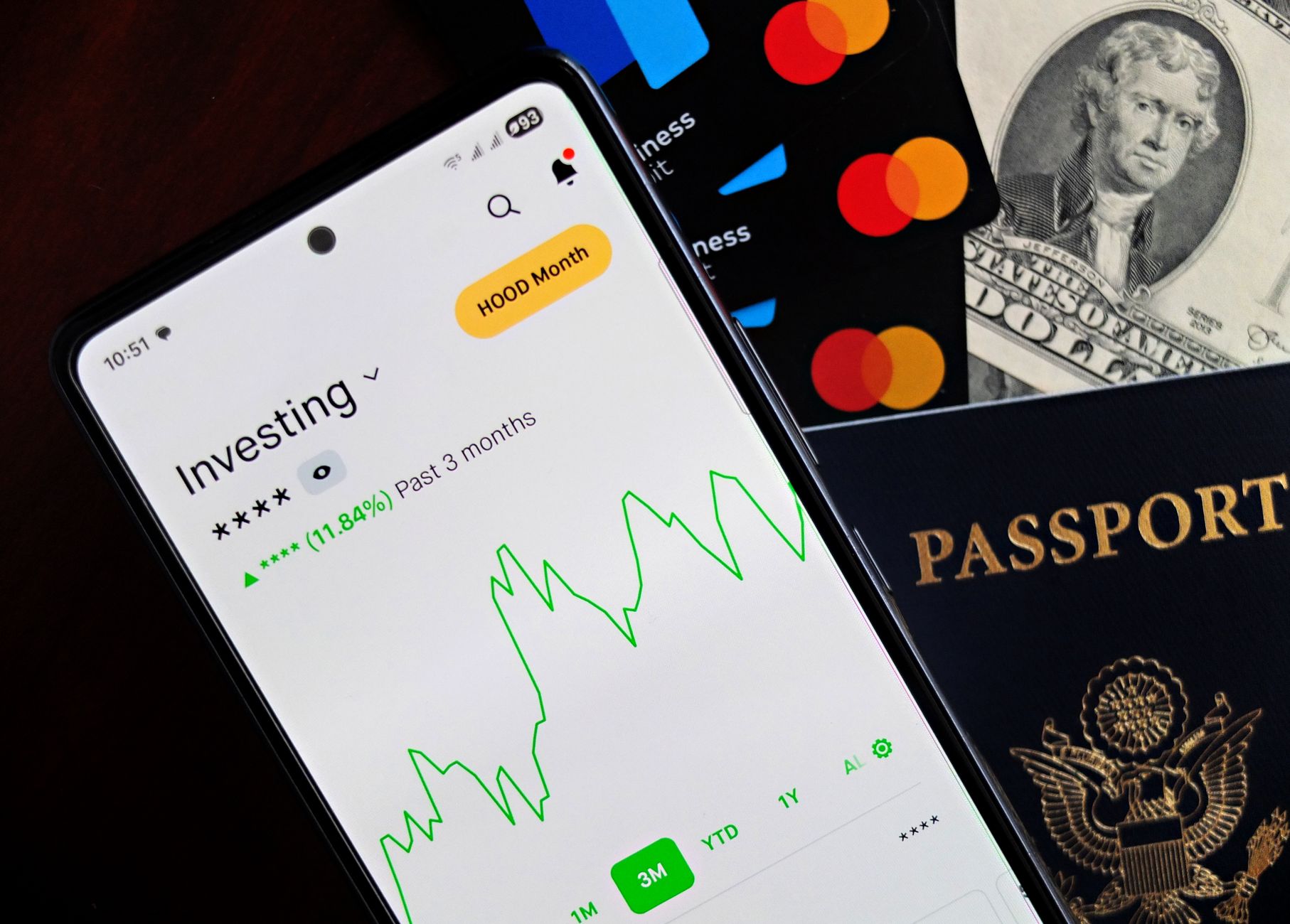 Person using a fintech mobile application for business payments